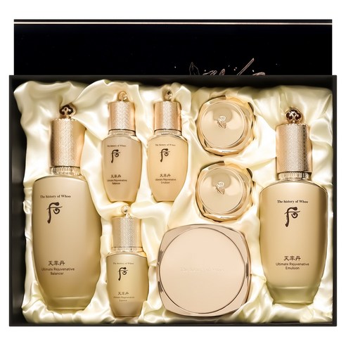 The History of Whoo Cheonyuldan Hwayul 3-Piece Signature Cushion Set 더 히스토리 오브 후 천율단 화율 3종 시그니처 쿠션 세트