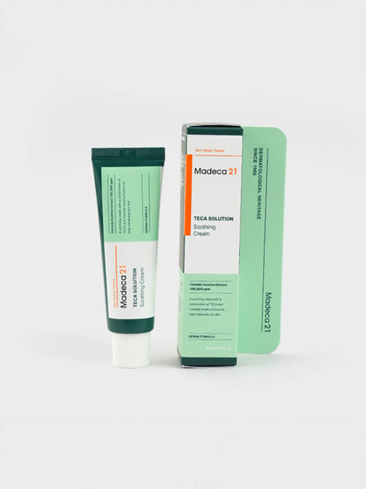 MADECA21 TECA SOLUTION Soothing Cream 50ml ๋ง๋ฐ์นด21 ํ
์นด์๋ฃจ์
 ์๋ฉ ํฌ๋ฆผ 50ml