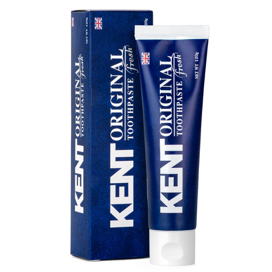 KENT ORIGINAL TOOTHPASTE Fresh 120g ์ผํธ ์ค๋ฆฌ์ง๋  ์น์ฝ ํ๋ ์ฌ 120g