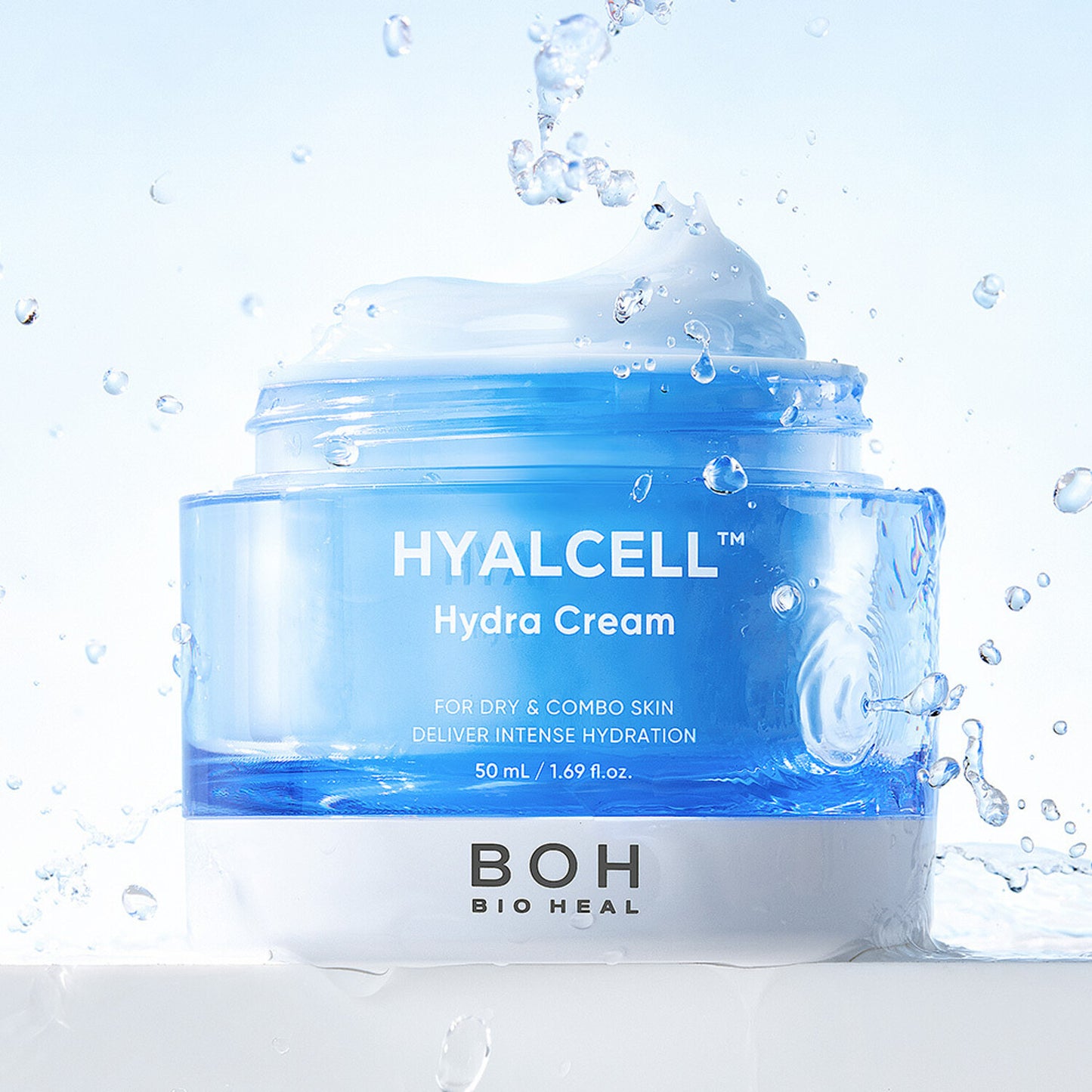 BIOHEAL BOH HYALCELL™ Hydra Cream 50mL + 30mL Set 바이오힐보 히알셀 하이드라 크림 30mL 증량기획 50mL + 30mL