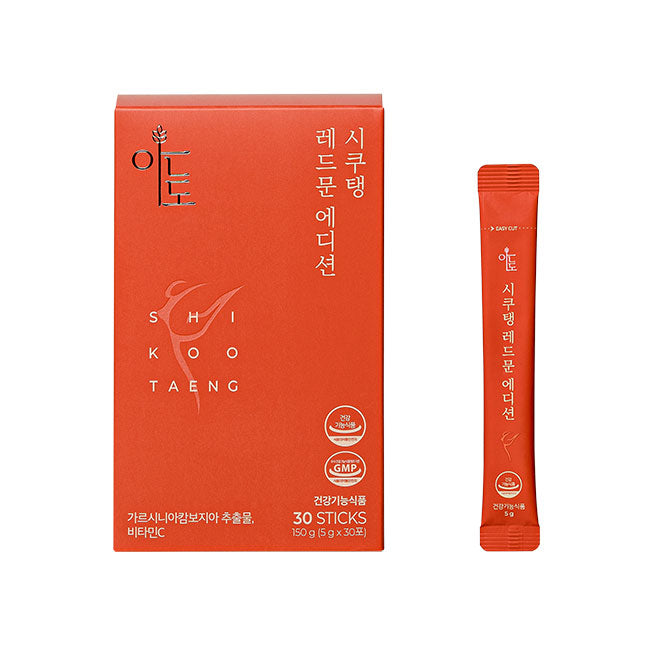 ANDO SIKUTANG RED MOON EDITION 5g x 30 Sticks 안도 시쿠탱 레드문 에디션 5g x 30포 Grapefruit Honey Black Tea Flavor 자몽허니블랙티맛