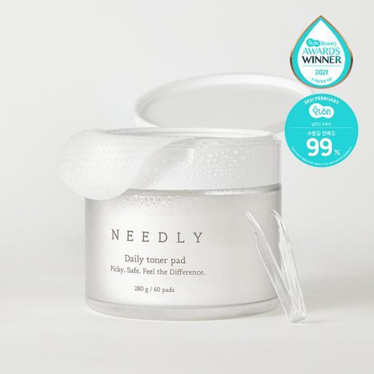 NEEDLY DAILY TONER PAD 60PAD ๋๋ค๋ฆฌ ๋ฐ์ผ๋ฆฌ ํ ๋ ํจ๋ 60ํจ๋