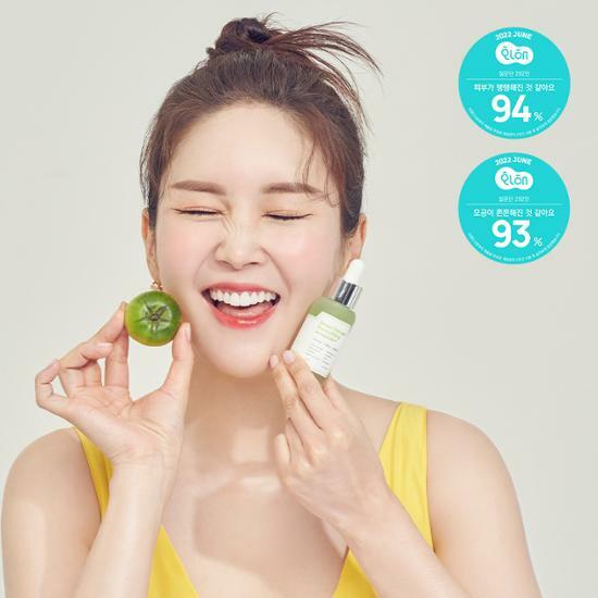 SUNGBOON EDITOR Green Tomato Pore Lifting Ampoule+ 성분에디터 그린 토마토 포터 리프팅 모공앰플 플러스
