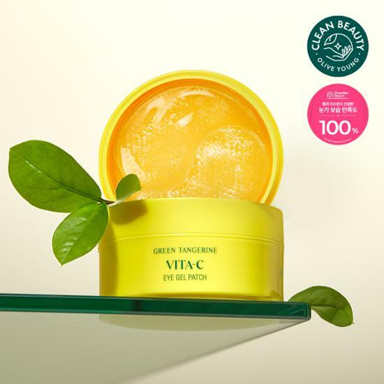 GOODAL GREEN TANGERINE VITA C EYE GEL PATCH 60pcs 구달 청귤 비타C 수분 아이 패치 6 – SUNSHINEMALL KOREA BEAUTY