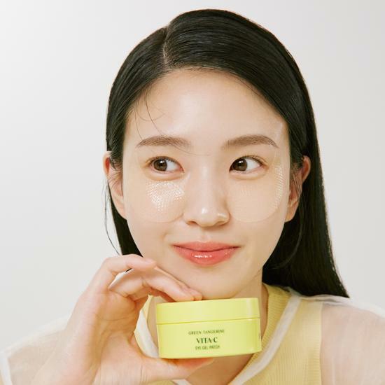 GOODAL GREEN TANGERINE VITA C EYE GEL PATCH 60pcs 구달 청귤 비타C 수분 아이 패치 60매