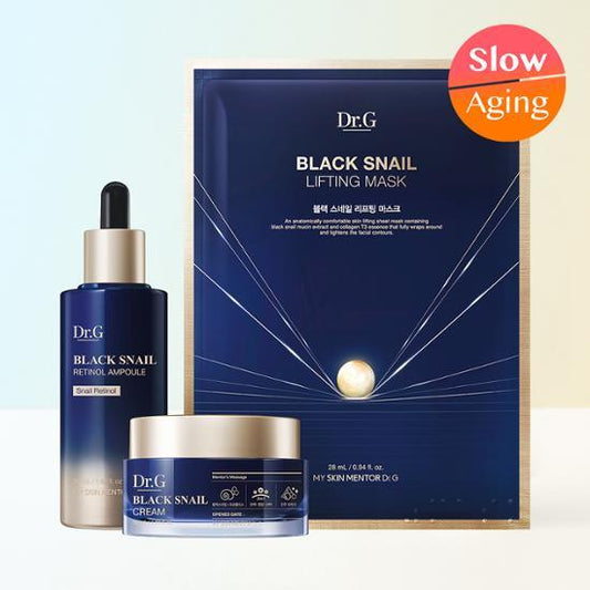 Dr. G Black Snail Special Set ๋ฅํฐ์ง ๋ธ๋ ์ค๋ค์ผ ์คํ์
 ์ธํธ