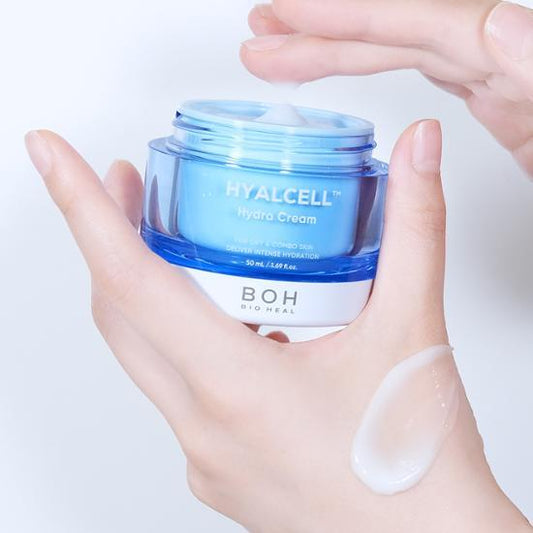 BIOHEAL BOH HYALCELLโข Hydra Cream 50ml ๋ฐ์ด์คํ๋ณด ํ์์
 ํ์ด๋๋ผ ํฌ๋ฆผ 50ml