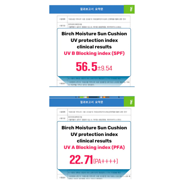 ROUND LAB BIRCH TREE SUN CUSHION 라운드랩 자작나무 수분 선쿠션 15g