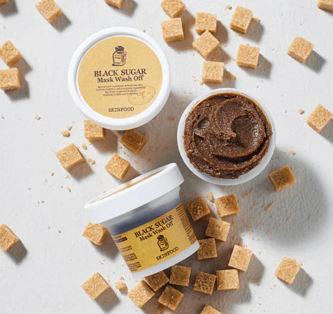 SKINFOOD Black Sugar Mask Wash Off 120g 스킨푸드 블랙슈가 마스크 워시오프 120g