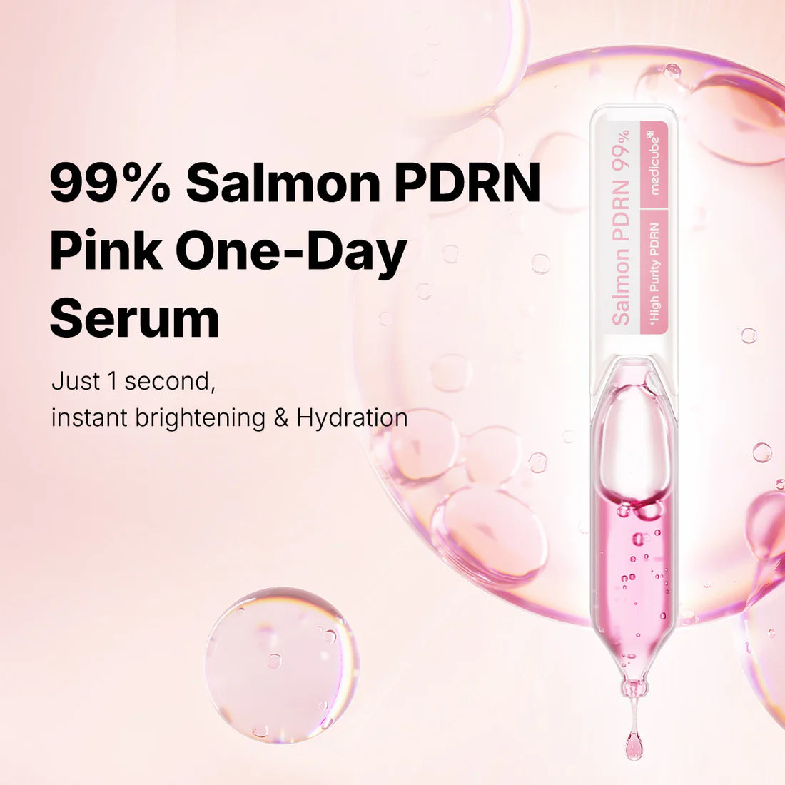Medicube PDRN Pink One Day Serum PDRN 10EA 메디큐브 핑크 원데이 세럼 10개입