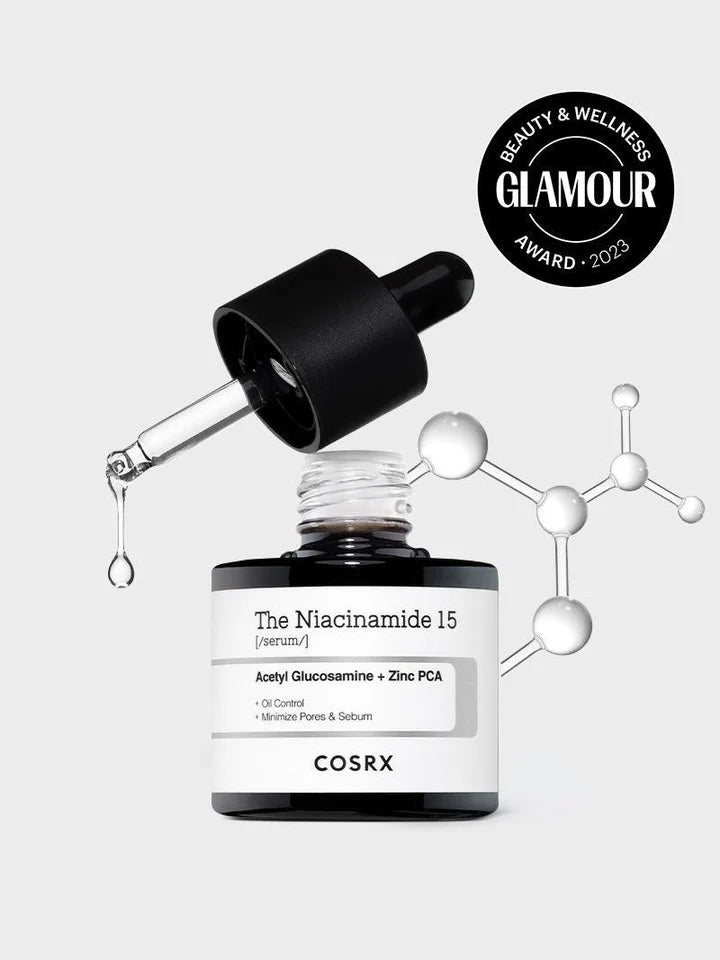 COSRX The Niacinamide 15 Serum 20mL / 0.67 fl.oz. 코스알엑스 더 나이아신아마이드 15 세럼 20ml / 0.67 fl.oz.