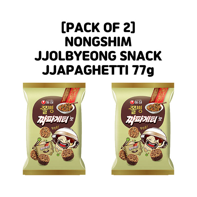 NONGSHIM JJOL BYUNG SNACK JJAPAGHETTI 82g 농심 쫄병스낵 짜파게티맛 82g