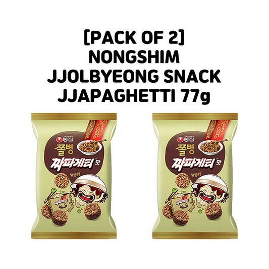 NONGSHIM JJOL BYUNG SNACK JJAPAGHETTI 82g λμ¬ μ«λ³μ€λ΅ μ§νκ²ν°λ§ 82g