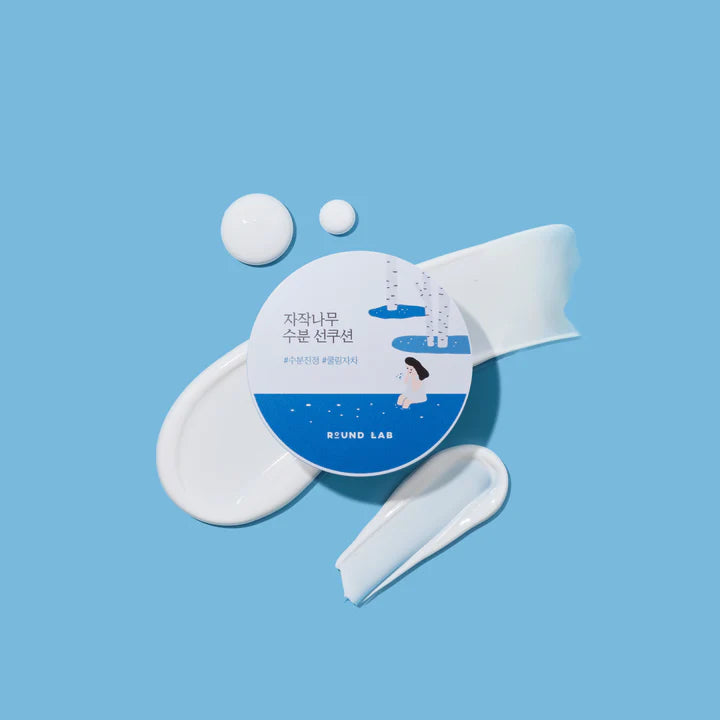 ROUND LAB BIRCH TREE SUN CUSHION 라운드랩 자작나무 수분 선쿠션 15g