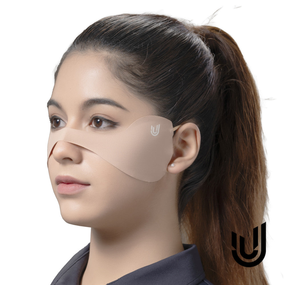 **CLEARANCE** U2 SPORTS PERFECT UV PROTECT MASK NABIE MASK 1EA 유투스포츠 나비마스크 1EA DARK SPOT CARE 기미 관리 골프 마스크