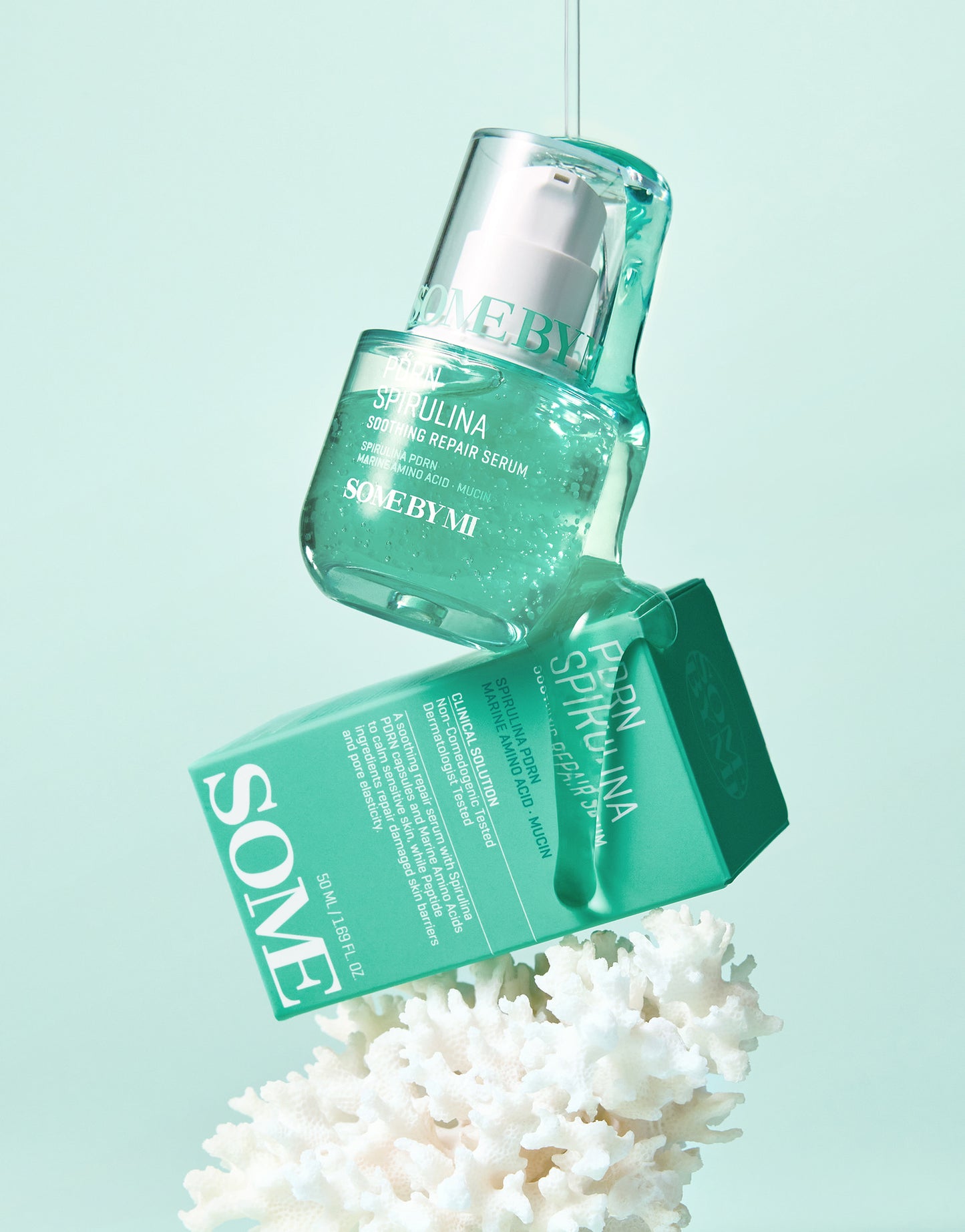 SOME BY MI Spirulina PDRN Repair Serum 50ml 썸 바이 미 PDRN 스피룰리나 수딩 리페어 세럼 50ml