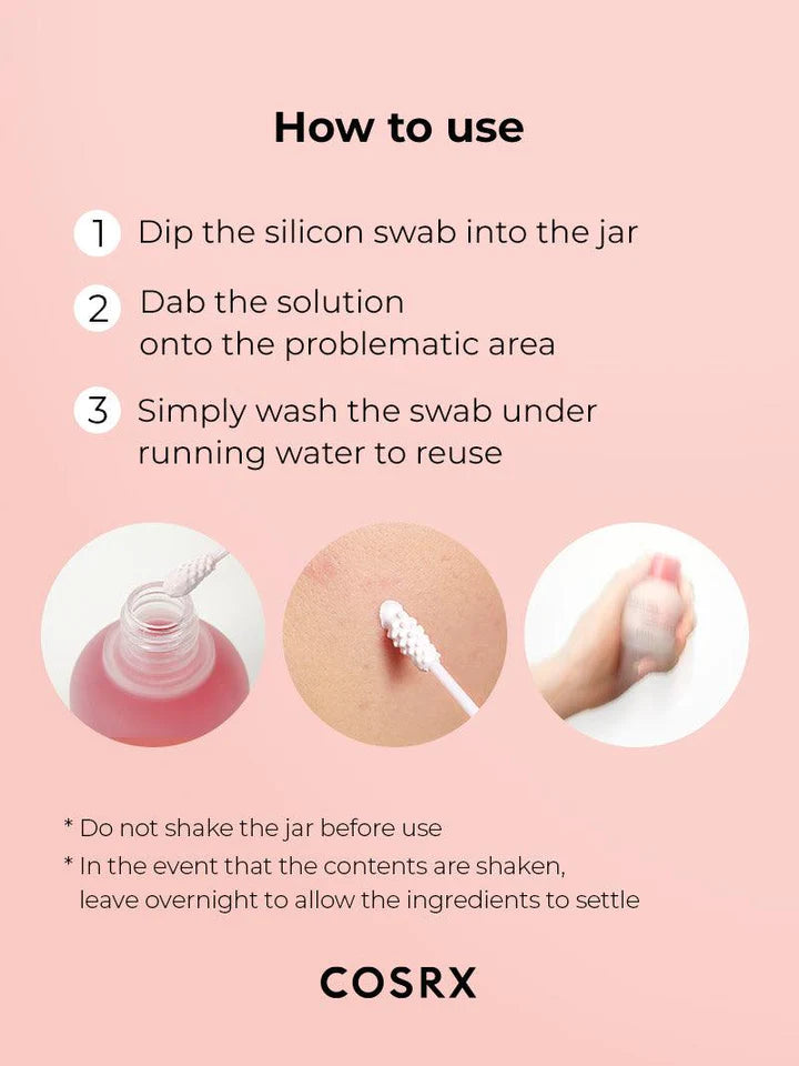 COSRX AC Collection Blemish Spot Drying Lotion 30ml 코스알엑스 AC 컬렉션 블레미쉬 스팟 드라잉 로션(실리콘 면봉 증정 키트) 30ml