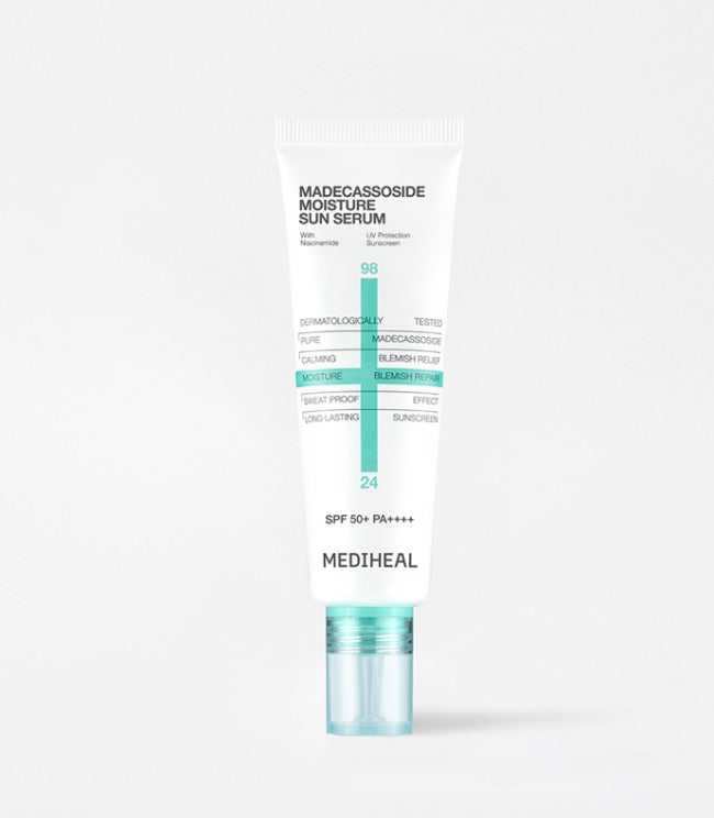 Mediheal Madecassoside Moisture Sun Serum Blemish Repair SPF 50+ PA++++ 메디힐 마데카소사이드 수분 선세럼 흔적 리페어 SPF 50+ PA++++