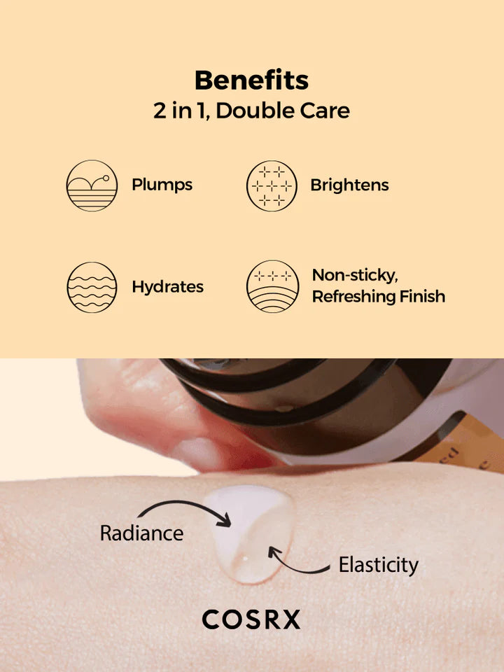 COSRX Advanced Snail Radiance Dual Essence 80mL 코스알엑스 어드벤스드 스네일 래디언스 듀얼 에센스 80mL