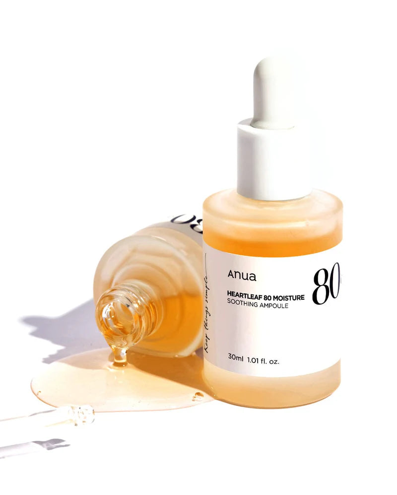ANUA HEARTLEAF 80% AMPOULE 30ml 아누아 어성초 80 수분 진정 앰플 30ml