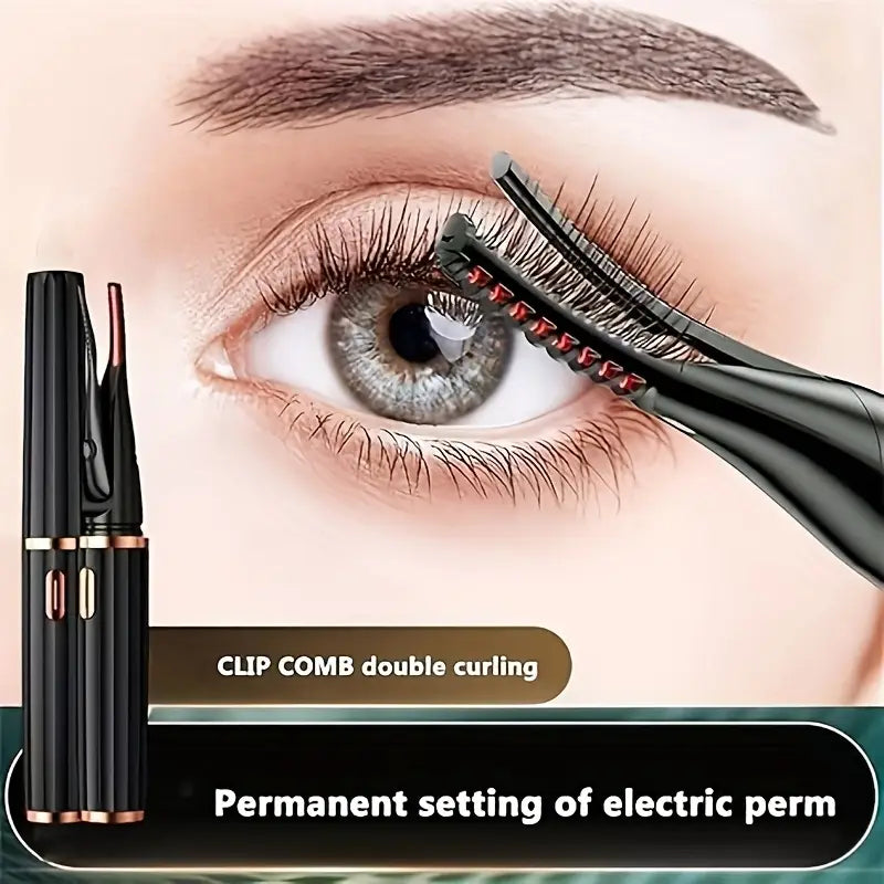 Clip & Comb 2-in-1 Clip Type Heated Lash Curler (USB Rechargeable) 집게형 속눈썹 히팅 컬링기