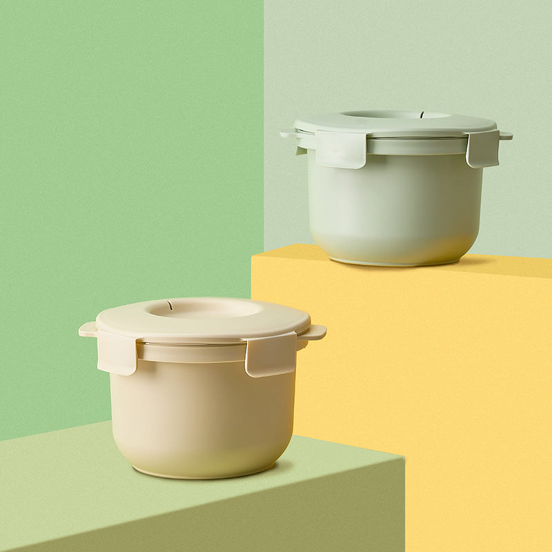 CALO BOWL Low Calorie Low Sugar Rice Cooker 칼로볼 전자레인지 저칼로리 저당밥솥 다이어트 저당질 Rice Maker Microwave Steamer