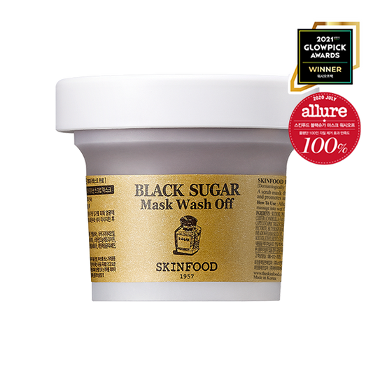 SKINFOOD Black Sugar Mask Wash Off 120g ์คํจํธ๋ ๋ธ๋์๊ฐ ๋ง์คํฌ ์์์คํ 120g