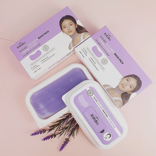 Loloskinny Neck Jelly Mask 30 Sheets 로로스키니 "목" 젤리 마스크 30매입 대용량 하이드로겔 콜라겐 목 주름 리프팅 팩 30매 미백 주름개선 기능성 볼륨 넥 마스크