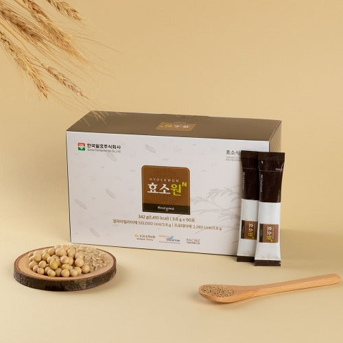 ํ๊ตญ๋ฐํจ์ฃผ์ํ์ฌ ํจ์์N 342g (3.8g X 90 Stick) HYOSOWON N ENZYME 342g (3.8g X 90 Stick)