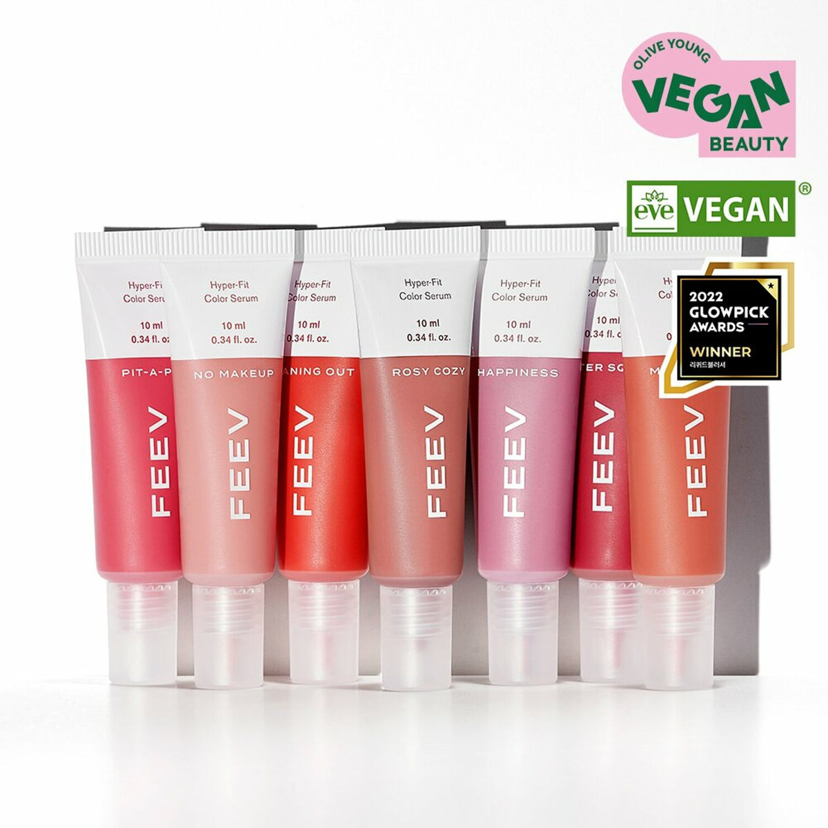 피브　컬러　FEEV　10mL　KOREA　Serum　Mini　SUNSHINEMALL　–　Hyper-Fit　10mL　세럼　미니　하이퍼-핏　Color　BEAUTY