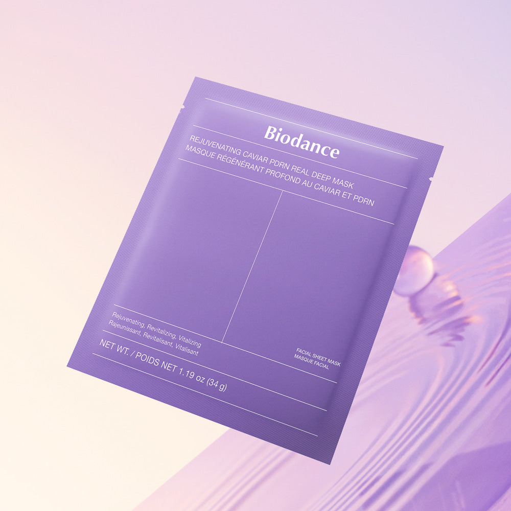 Biodance Rejuvenating Caviar PDRN Real Deep Mask 4EA 바이오던스 리쥬비네이팅 캐비어 PDRN 리얼 딥 마스크 4매입
