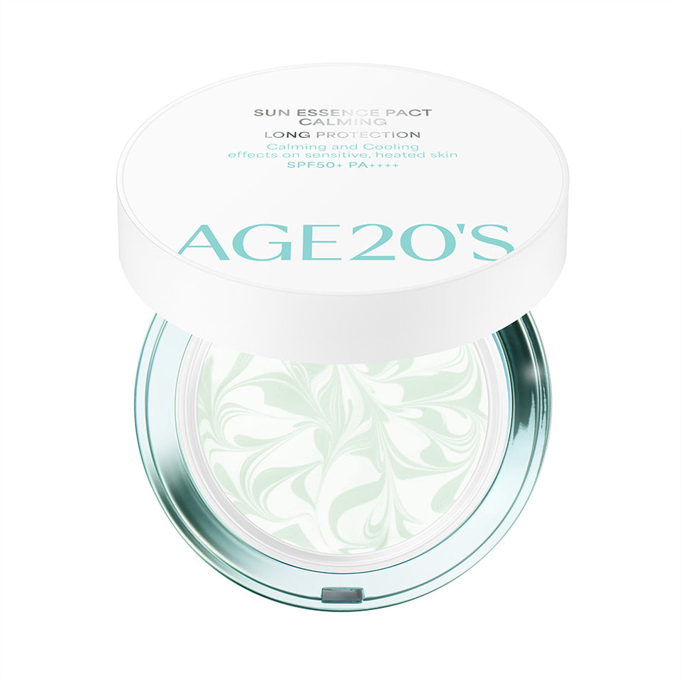AGE 20's Sun Essence Pact Calming Long Protection 12.5g SPF50+ PA++++ 에이지 투웨니스 선 에센스 팩트 카밍 롱프로텍션 12.5g SPF50+ PA++++