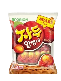 ORION Peelable gummies Kernel Jelly 216g (36g X 6EA) 4 flavors 오리온 후르츠 알맹이 젤리 216g (36g X 6EA) 4가지맛