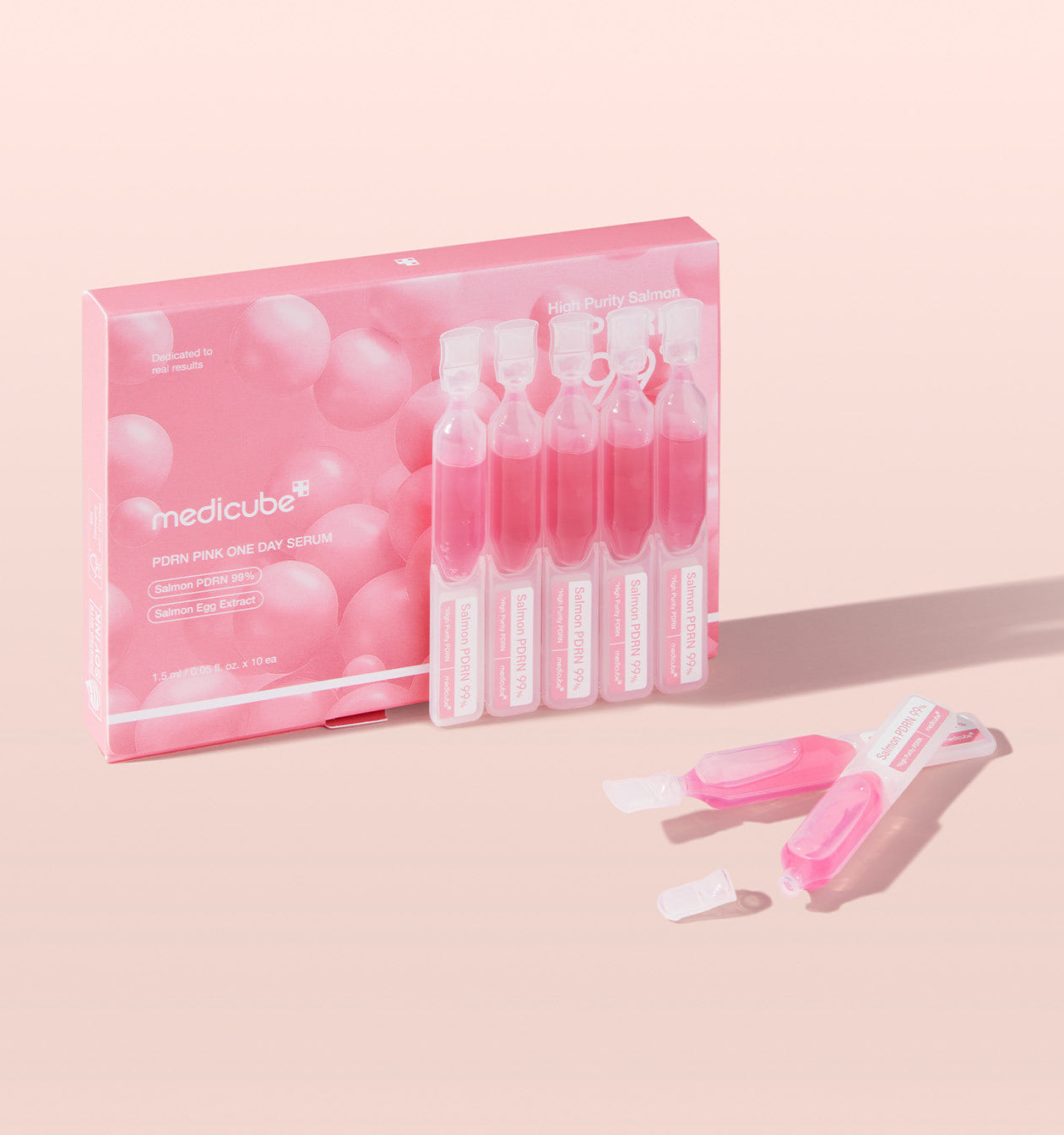 Medicube PDRN Pink One Day Serum PDRN 10EA 메디큐브 핑크 원데이 세럼 10개입