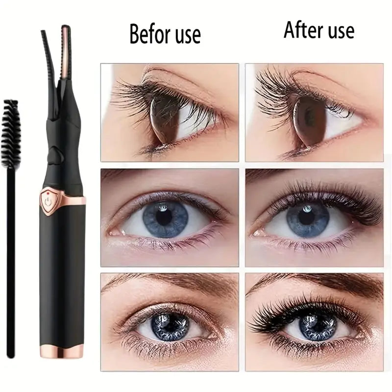 Clip & Comb 2-in-1 Clip Type Heated Lash Curler (USB Rechargeable) 집게형 속눈썹 히팅 컬링기