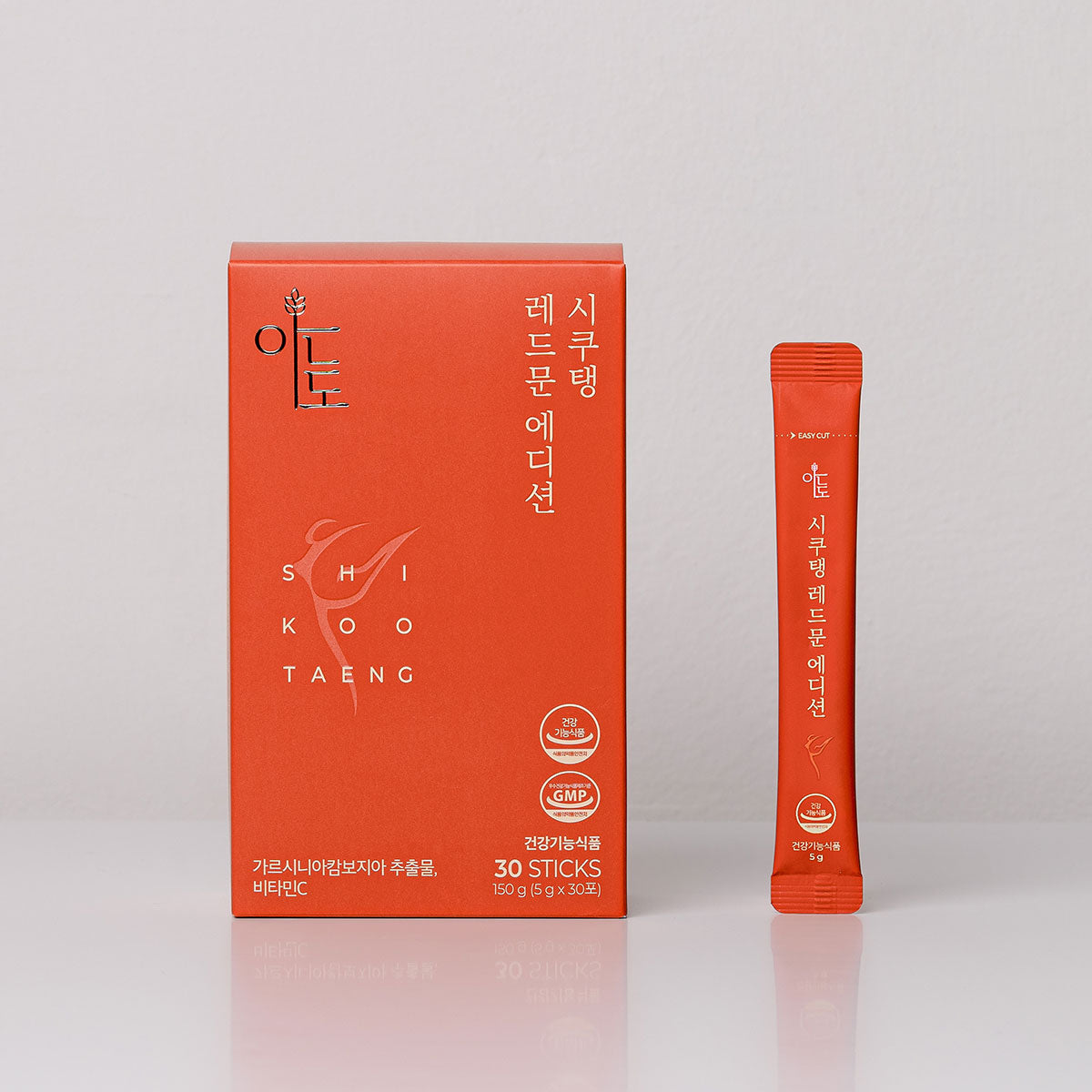 ANDO SIKUTANG RED MOON EDITION 5g x 30 Sticks 안도 시쿠탱 레드문 에디션 5g x 30포 Grapefruit Honey Black Tea Flavor 자몽허니블랙티맛