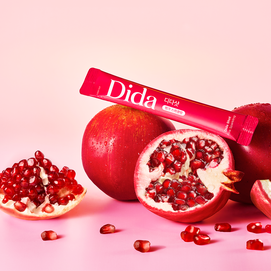 Dida Dida Shot Alpha-CD Pink Sparkling Pomegranate Powder 6g x 14 Sticks 디다 디다샷 알파CD 분말 알파시디 석류맛 6g X 14포