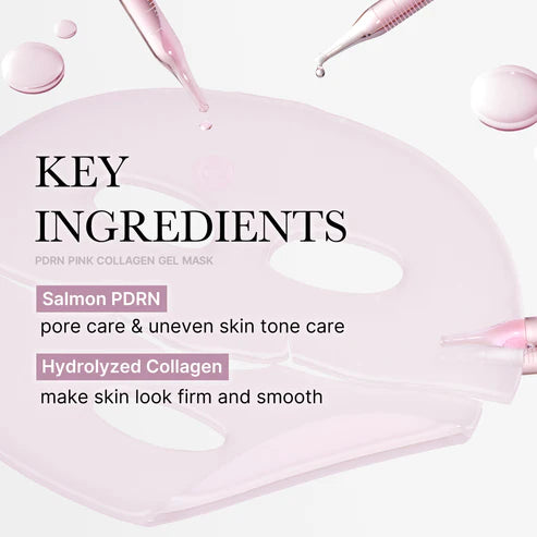 Medicube Salmon PDRN Pink Collagen Jelly Gel Mask 4EA 메디큐브 PDRN 핑크 콜라겐 겔 마스크 4매입