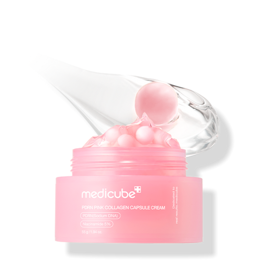 Medicube PDRN Pink Collagen Capsule Cream 55g λ©λνλΈ PDRN νν¬ μ½λΌκ² μΊ‘μ ν¬λ¦Ό 55g