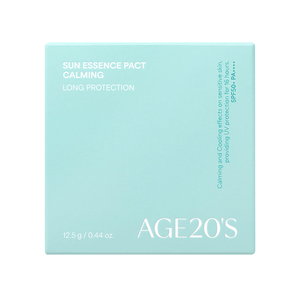 AGE 20's Sun Essence Pact Calming Long Protection 12.5g SPF50+ PA++++ 에이지 투웨니스 선 에센스 팩트 카밍 롱프로텍션 12.5g SPF50+ PA++++