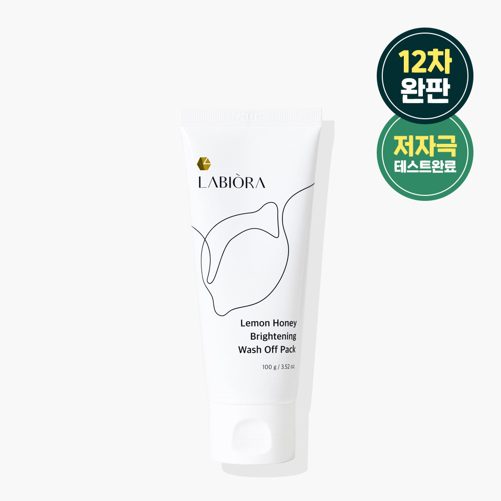 LABIORA Lemon Honey Brightening Wash Off Pack 100g 라비오라 레몬 허니 브라이트닝 워시오프팩 100g