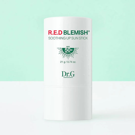 Dr.G Red Blemish Soothing Up Sun Stick 21g SPF 50+ and PA++++ ๋ฅํฐ์ง ๋ ๋ ๋ธ๋๋ฏธ์ฌ ์๋ฉ ์
 ์  ์คํฑ 21g  SPF 50+ and PA++++ #์๋ถ์ง์ 