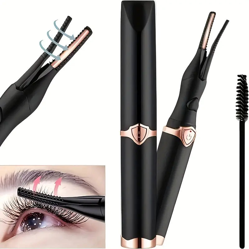 Clip & Comb 2-in-1 Clip Type Heated Lash Curler (USB Rechargeable) 집게형 속눈썹 히팅 컬링기