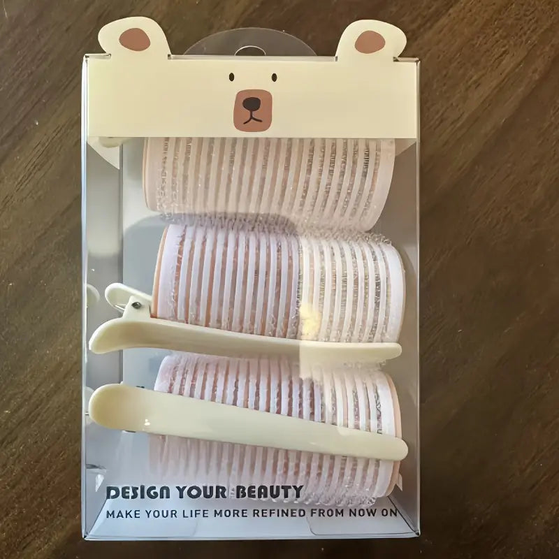 Air Flow Curling Hair Hair Rollers with Clip 3pc set 에어플로우 컬링 헤어 롤 클립 3개 세트