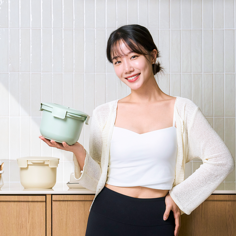 CALO BOWL Low Calorie Low Sugar Rice Cooker 칼로볼 전자레인지 저칼로리 저당밥솥 다이어트 저당질 Rice Maker Microwave Steamer