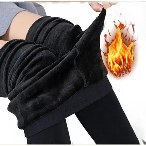 Double Lane Mink Fleece Lined Thermal Pantyhose Stocking 더블레인 따뜻하면서 다리 얇아보이는 겨울 융털 기모 스타킹