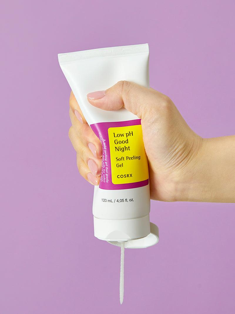 COSRX Low pH Goodnight Soft Peeling Gel 4.05 fl.oz/120mL 코스알엑스 약산성 굿나잇 소프트 필링 젤 4.05 fl.oz/120mL