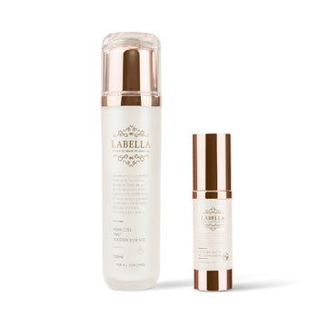 LABELLA Aqua Cell First Booster Essence 120ml (4.05 fl. oz.) +LABELLA Cellcare Multi Solution Serum 50ml (1.69 fl. oz.) ๋ผ๋ฒจ๋ผ ์์ฟ ์ ์
 ํผ์คํธ ๋ถ์คํฐ ์์ผ์ค 120ml(4.05 fl. oz.) +๋ผ๋ฒจ๋ผ ์
์ผ์ด ๋ฉํฐ ์๋ฃจ์
 ์ธ๋ผ 50ml (1.69 fl. oz.)