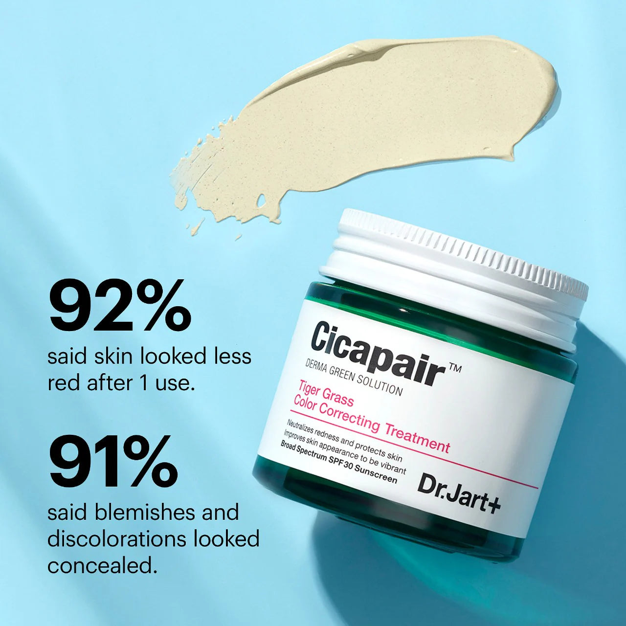 Dr. Jart+ CICAPAIR™ TIGER GRASS COLOR CORRECTING TREATMENT SPF30 닥터자르트 시카페어™ 타이거 그래스 컬러 코렉팅 트리트먼트