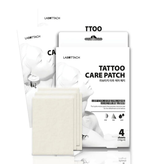 Labottach Tattoo Care Patch (for old tattoo) 4 Sheets ๋ผ๋ณดํ์น ํํฌ ์ผ์ด ํจ์น 4๋งค